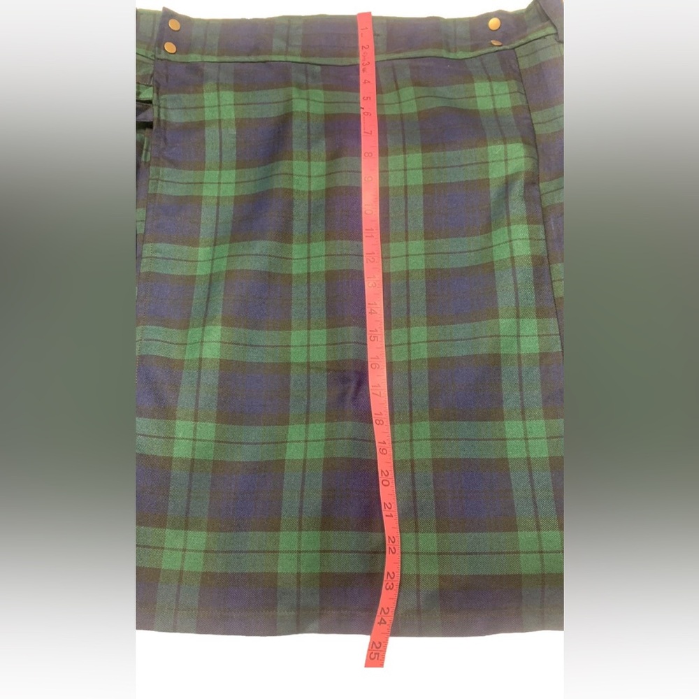 Scottish Kilt Mens 2X Blackwatch Tartan Plaid Highland Buckle Cargo Celtic Punk - Picture 10 of 11